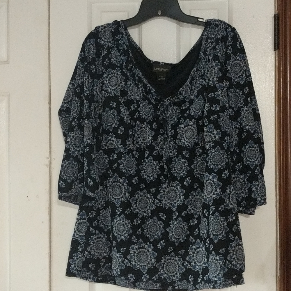 Lane Bryant Floral Top